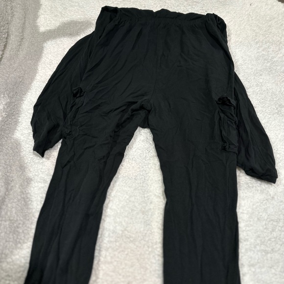 Venus black utility jumpsuit size 2 - Picture 4 of 6